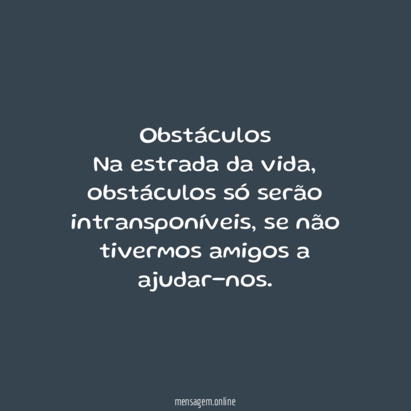 Obstáculos