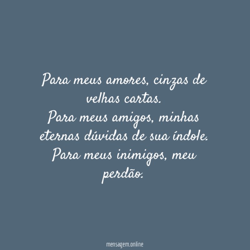 Para meus amores