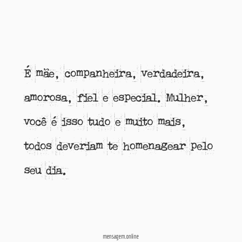 É mãe