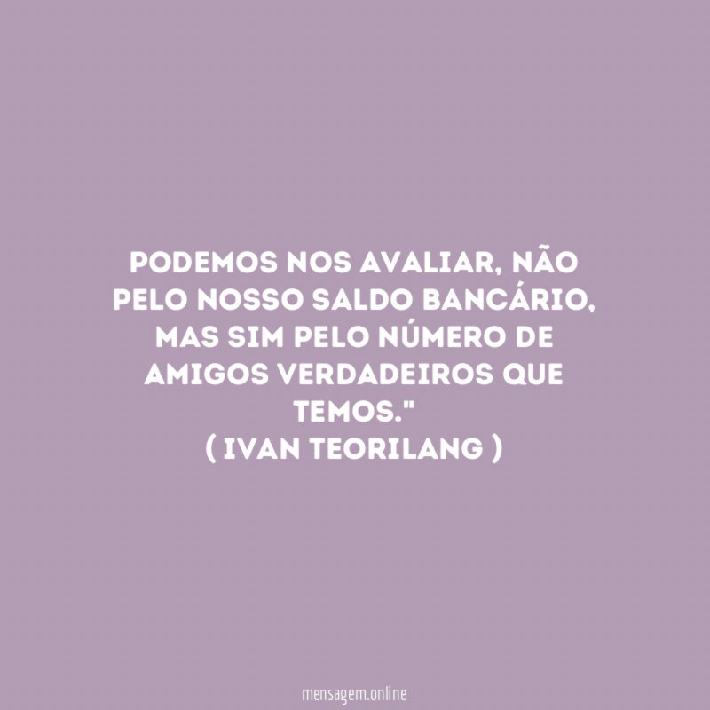Podemos nos avaliar