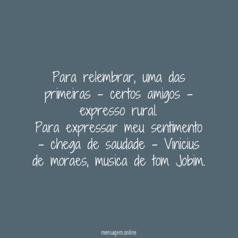 Para relembrar