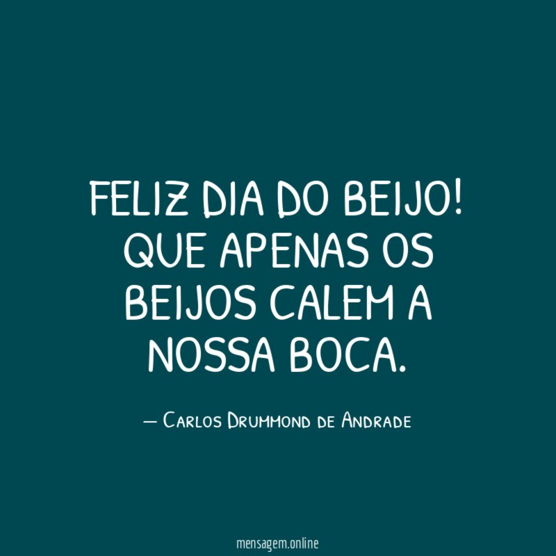 Feliz Dia do Beijo