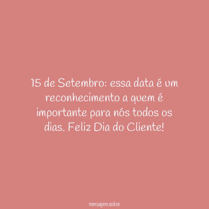 15 de Setembro