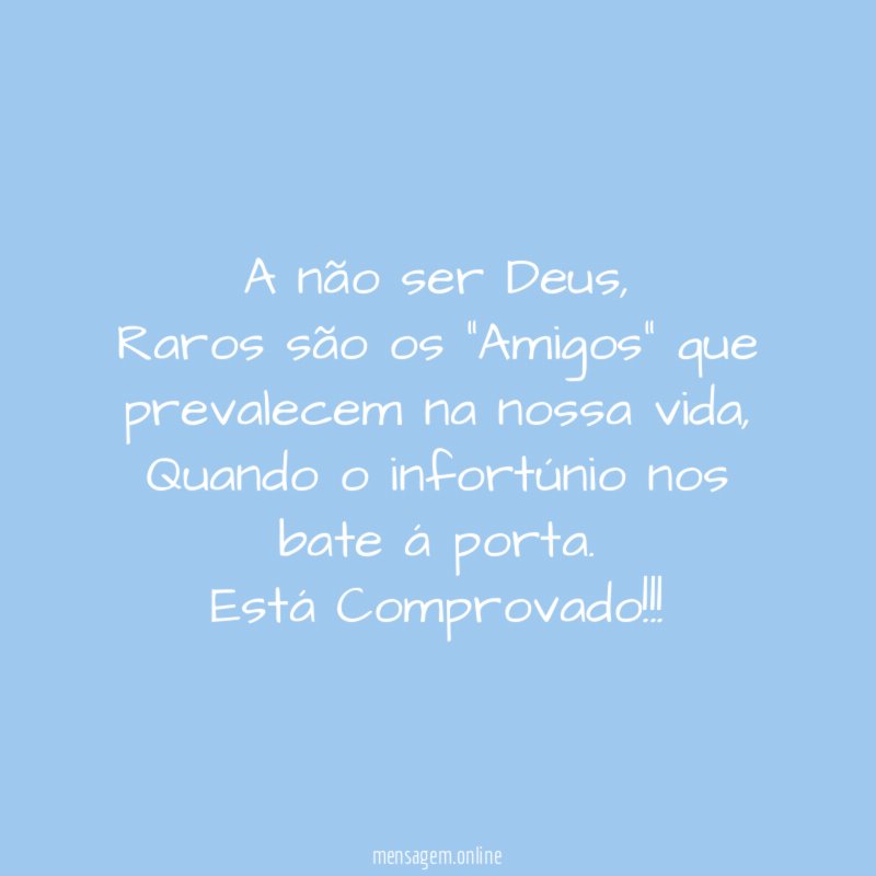 A não ser Deus