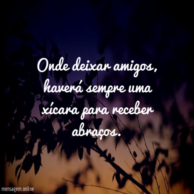 Onde deixar amigos