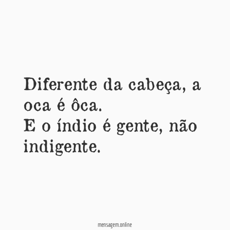 Diferente da cabeça