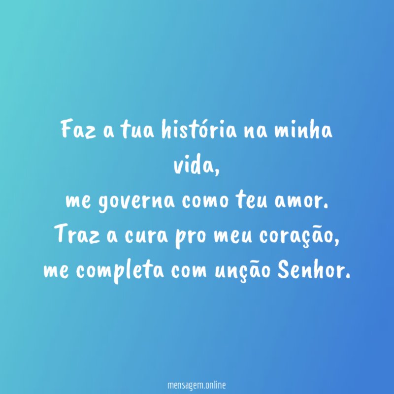Faz a tua história na minha vida