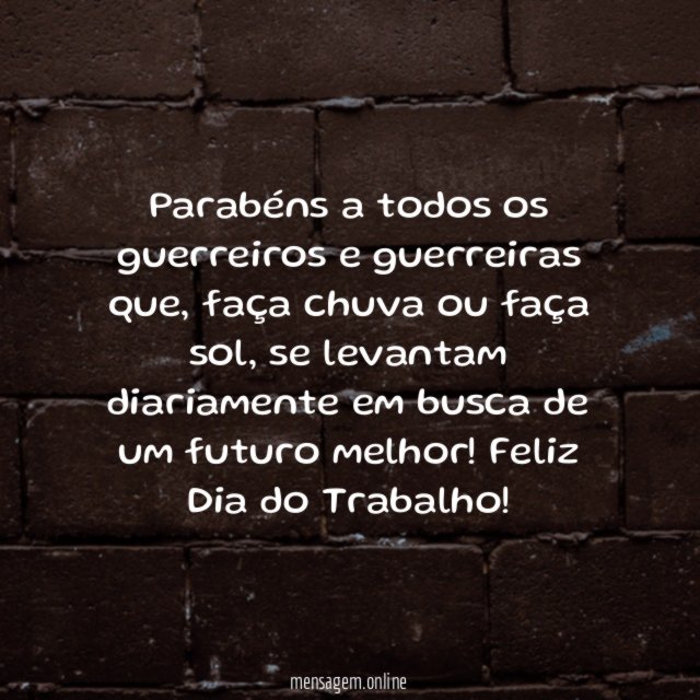 Parabéns a todos os guerreiros e guerreiras que