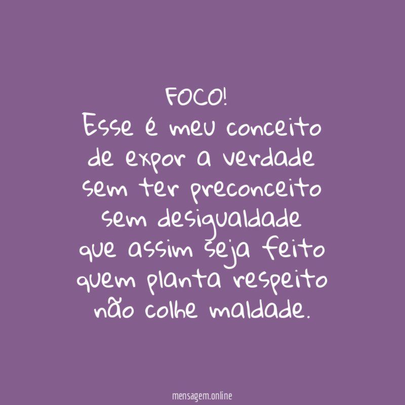 FOCO!