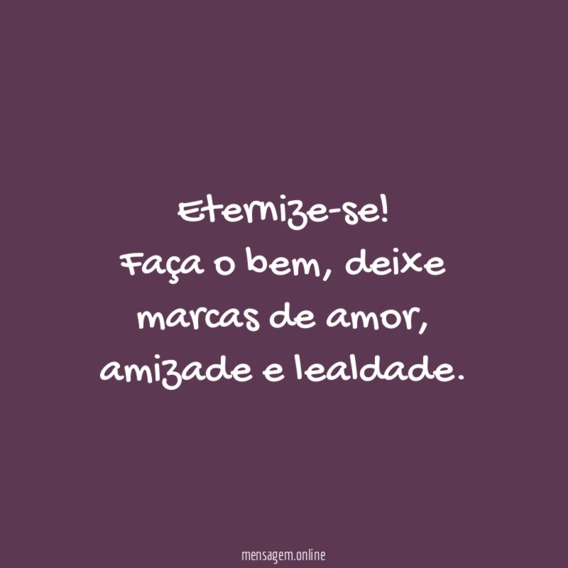 Eternize-se