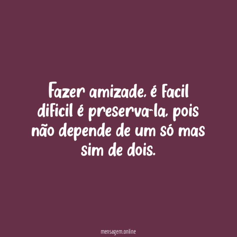 Fazer amizade