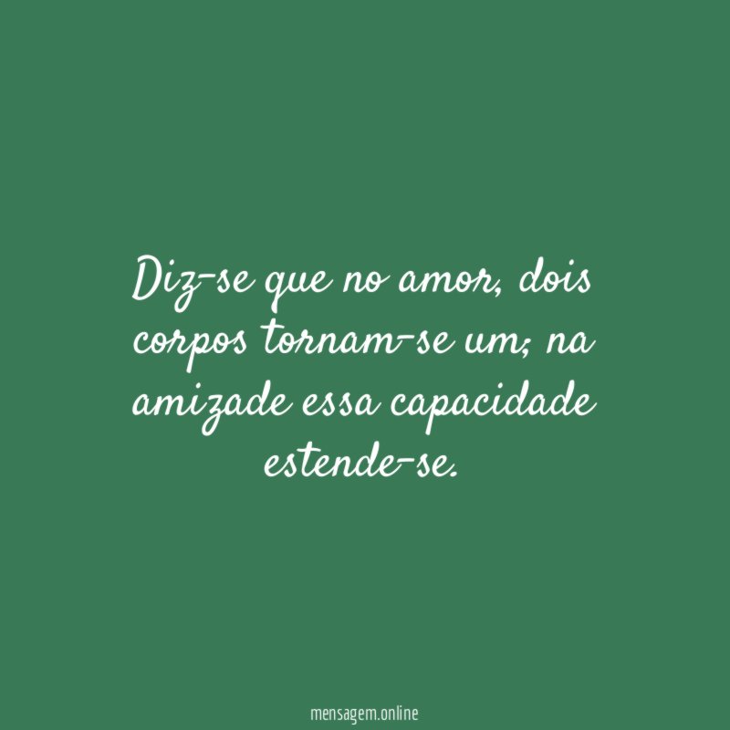 Diz-se que no amor
