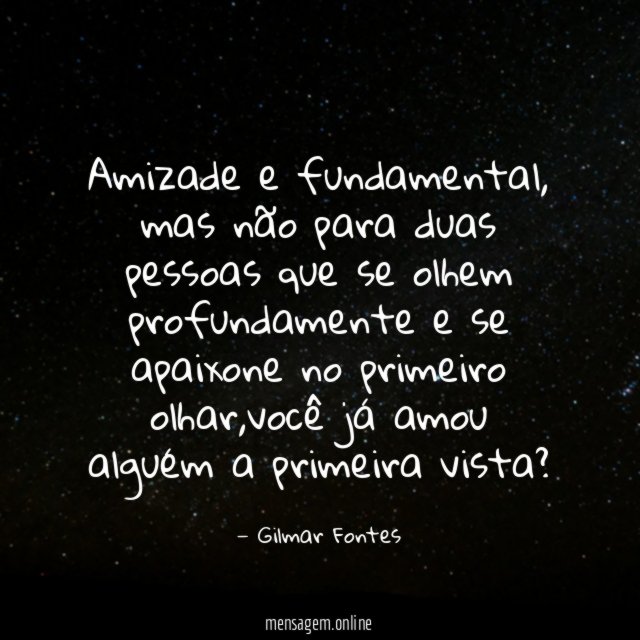 Amizade e fundamental