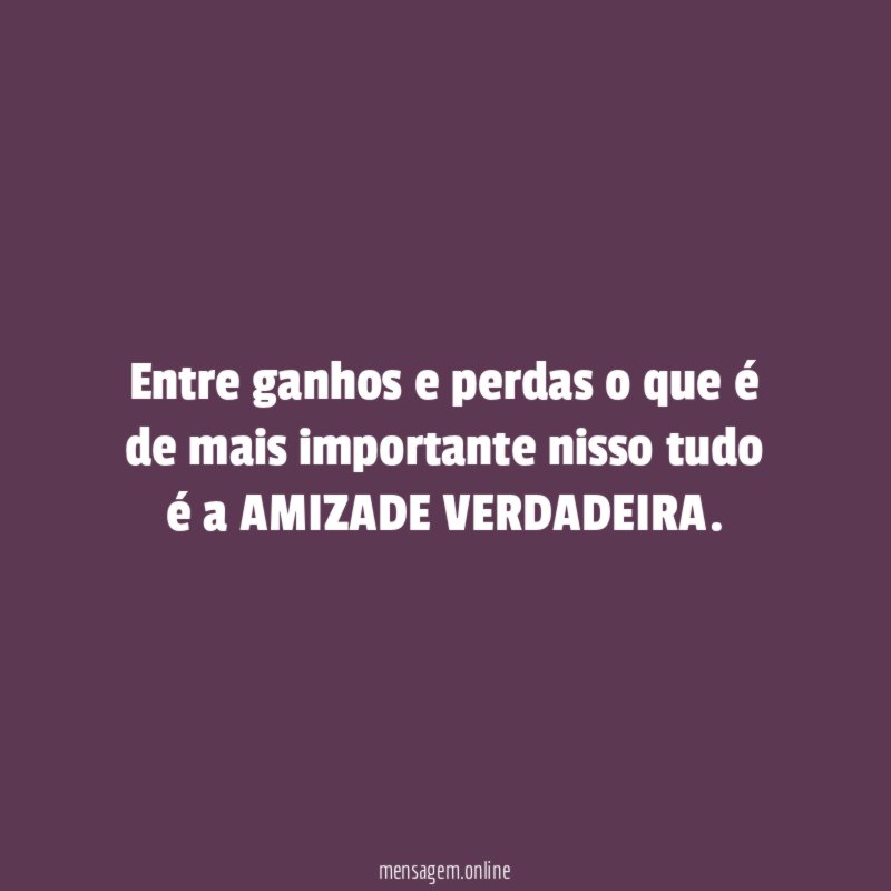 Entre ganhos e perdas o que é de