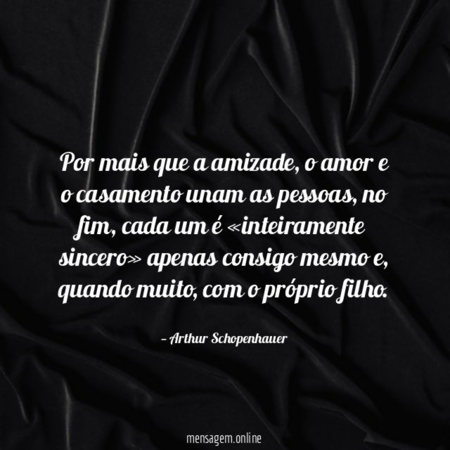 Por mais que a amizade