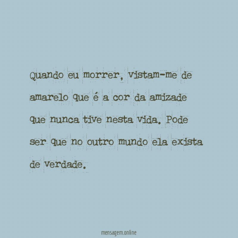 Quando eu morrer