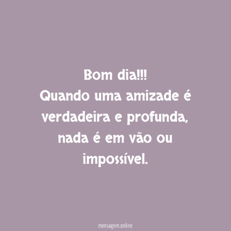 Bom dia