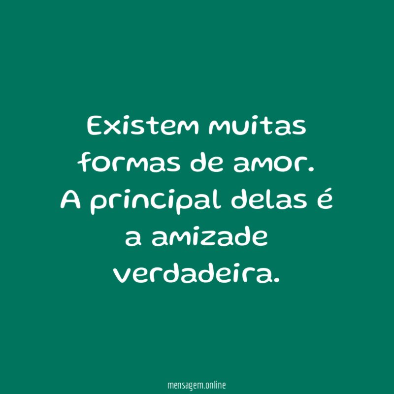 Existem muitas formas de amor