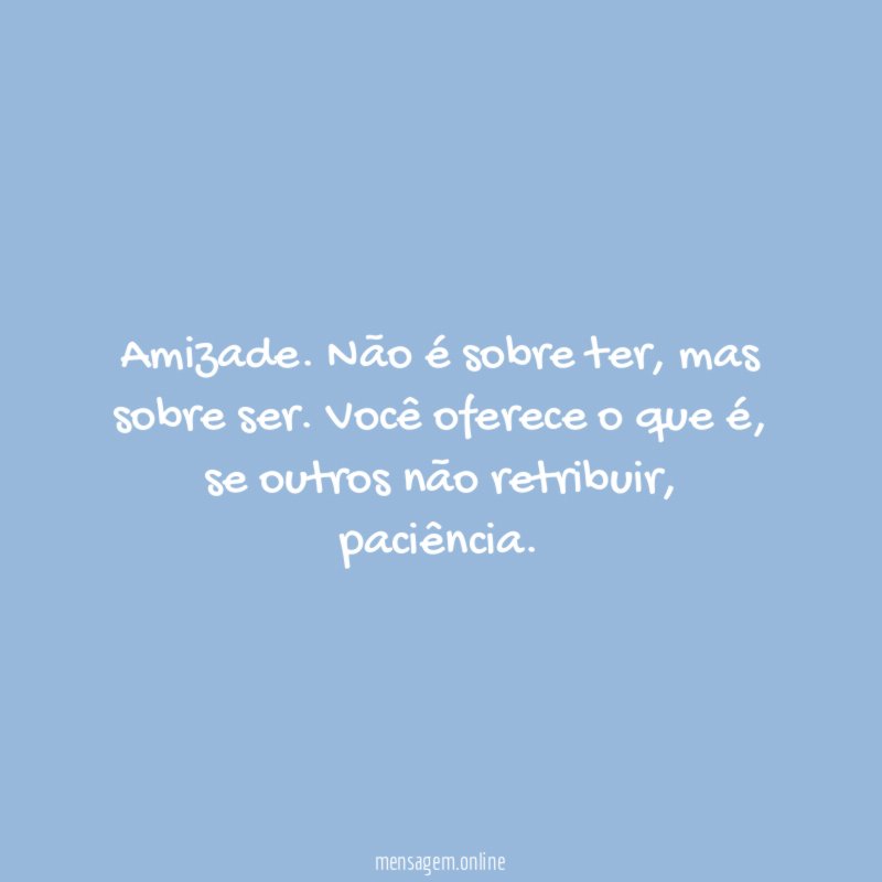 Amizade