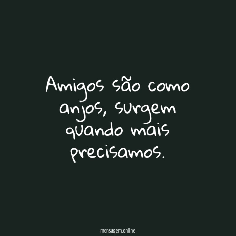 Amigos são como anjos