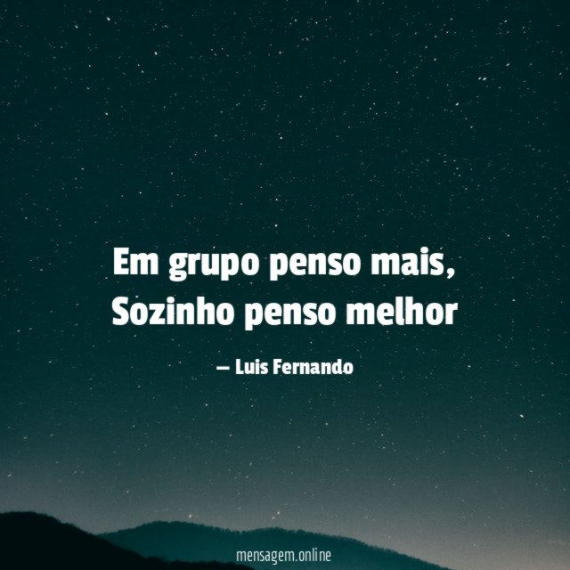 Em grupo penso mais