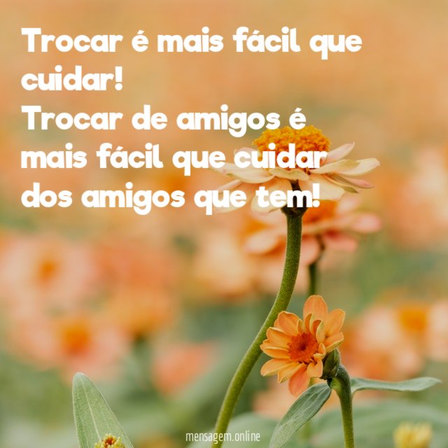 Trocar é mais fácil que cuidar