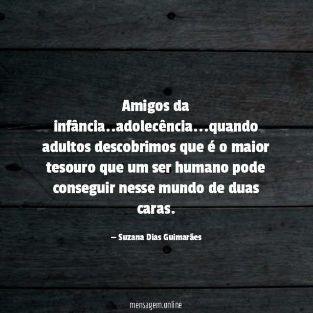 Amigos da infância