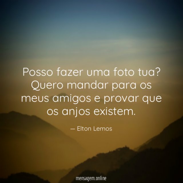 Posso fazer uma foto tua
