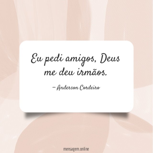 Eu pedi amigos