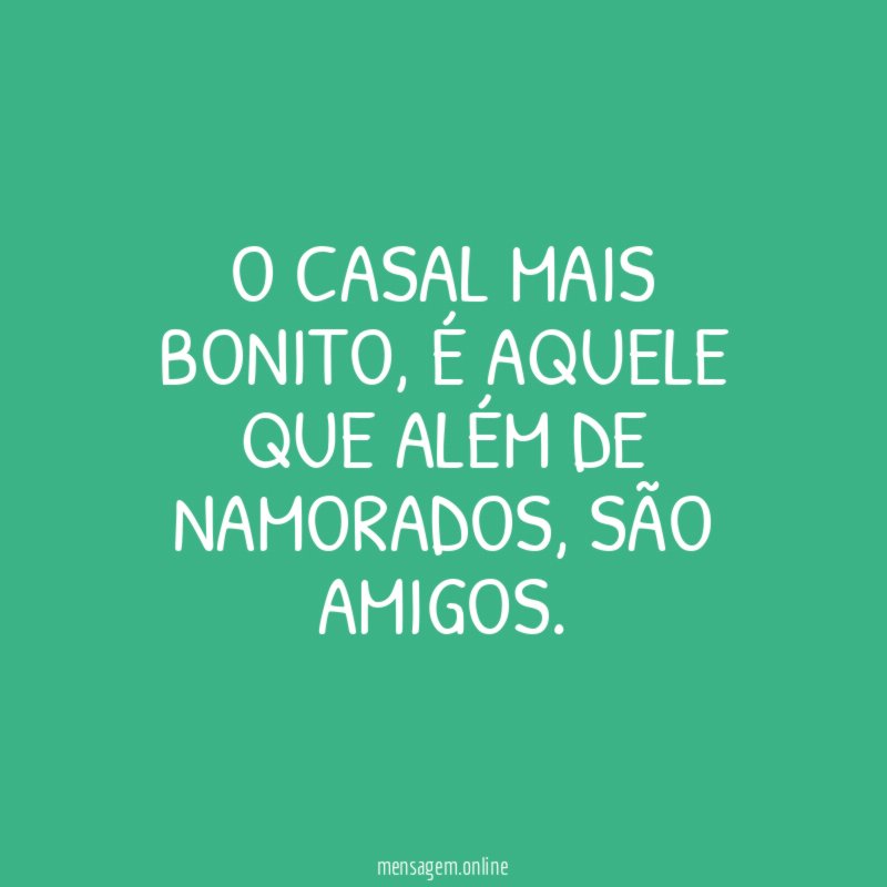 O casal mais bonito