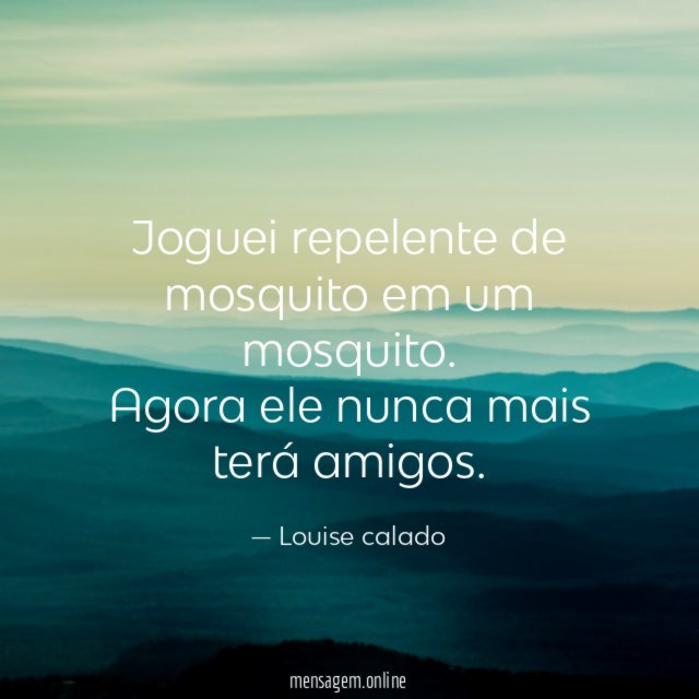 Joguei repelente de mosquito em um mosquito