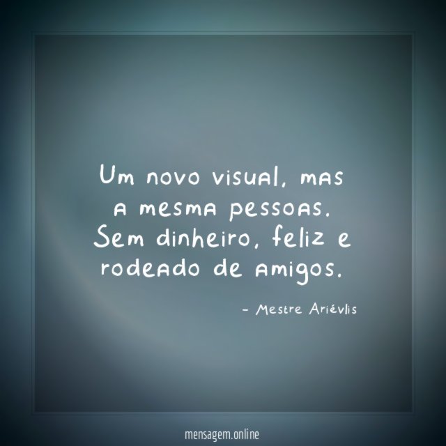 Um novo visual