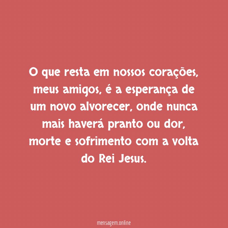 O que resta em nossos corações