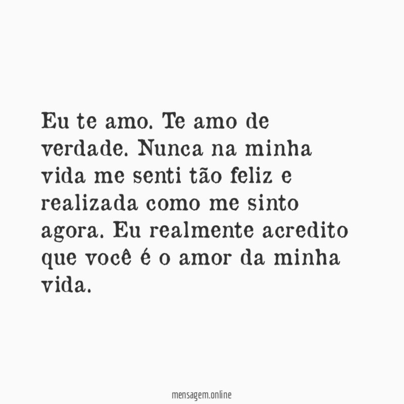 Eu te amo