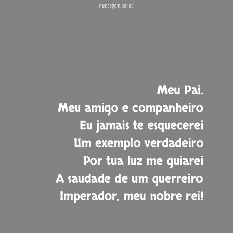 Meu Pai.