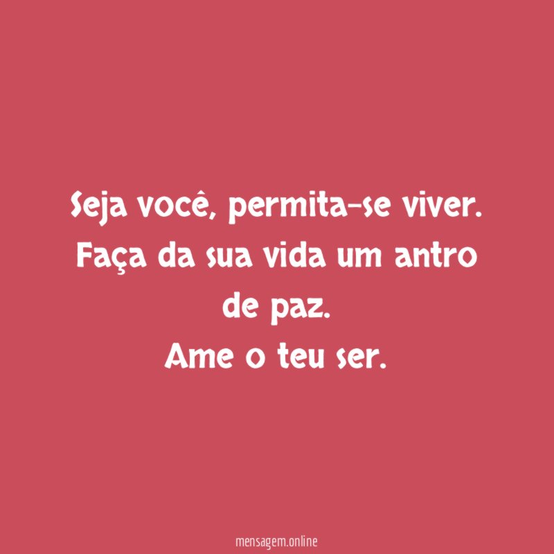 Seja você