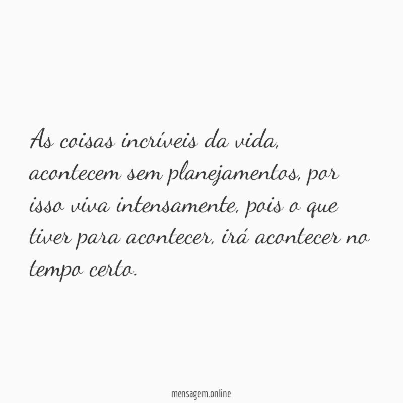 As coisas incríveis da vida