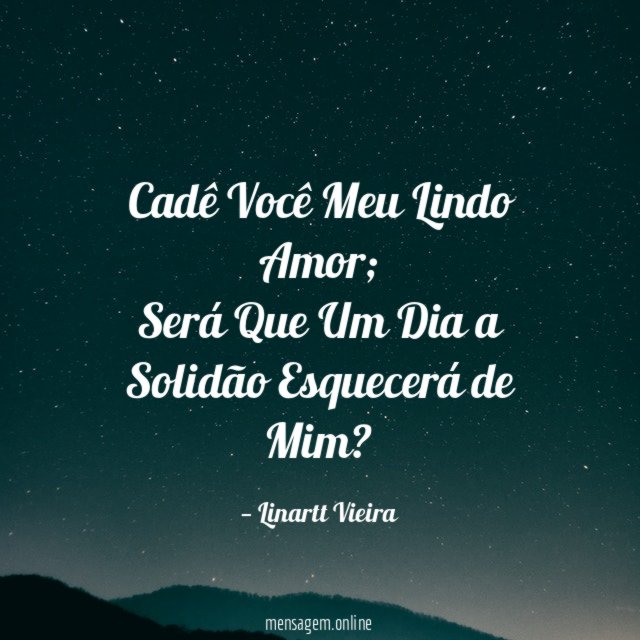 Cadê Você Meu Lindo Amor