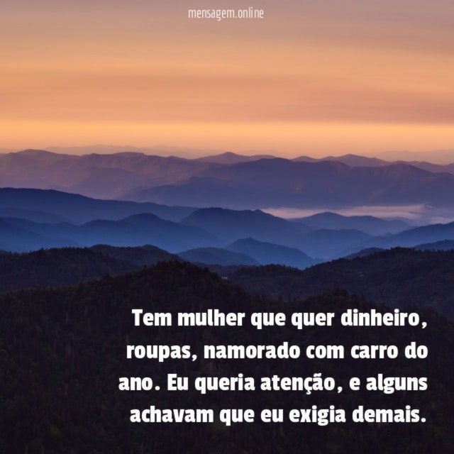 Tem mulher que quer dinheiro