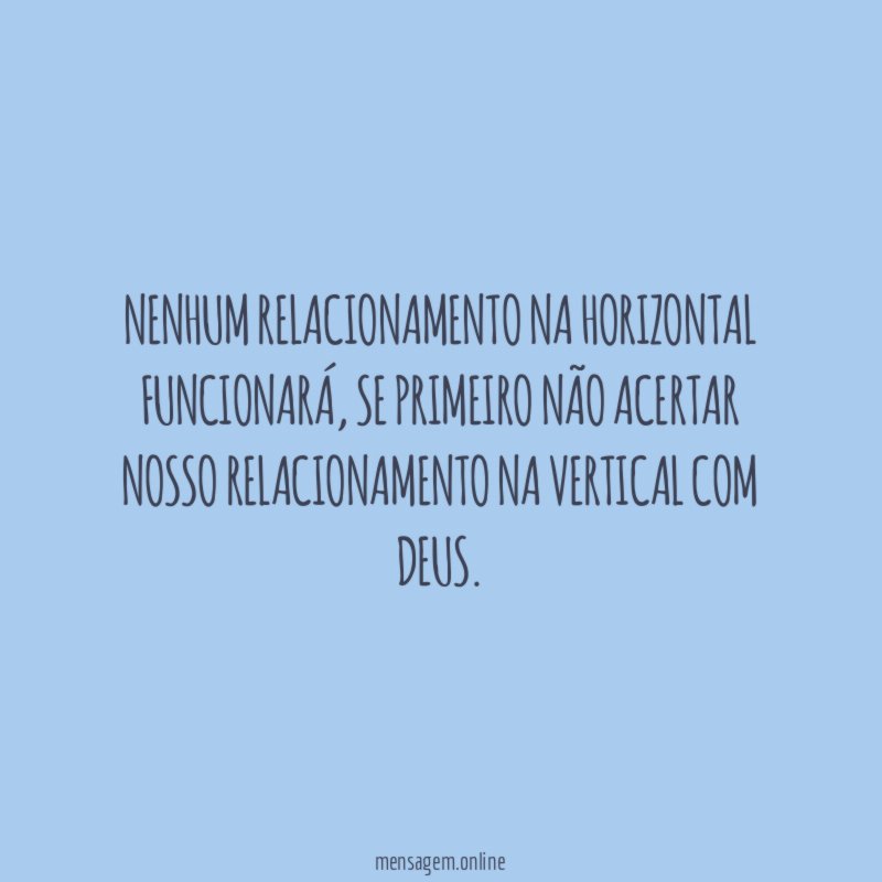 Nenhum relacionamento na horizontal funcionará