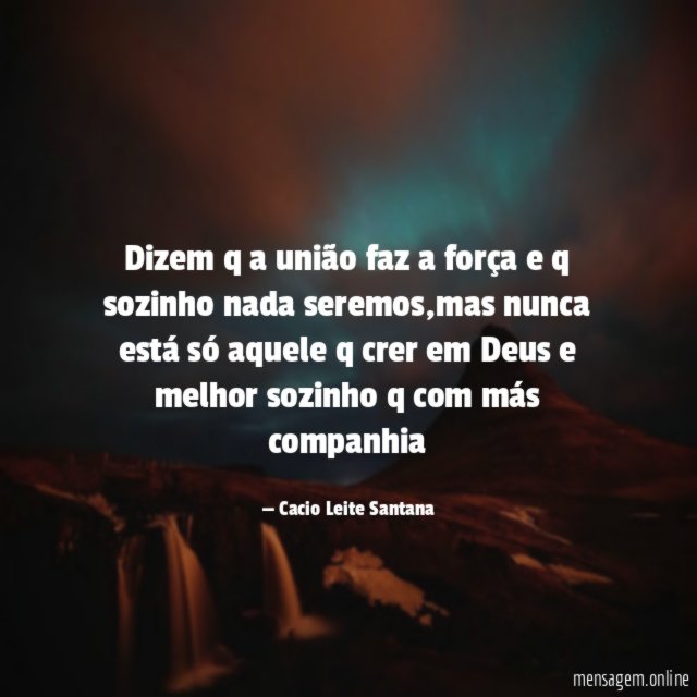 Dizem q a união faz a força