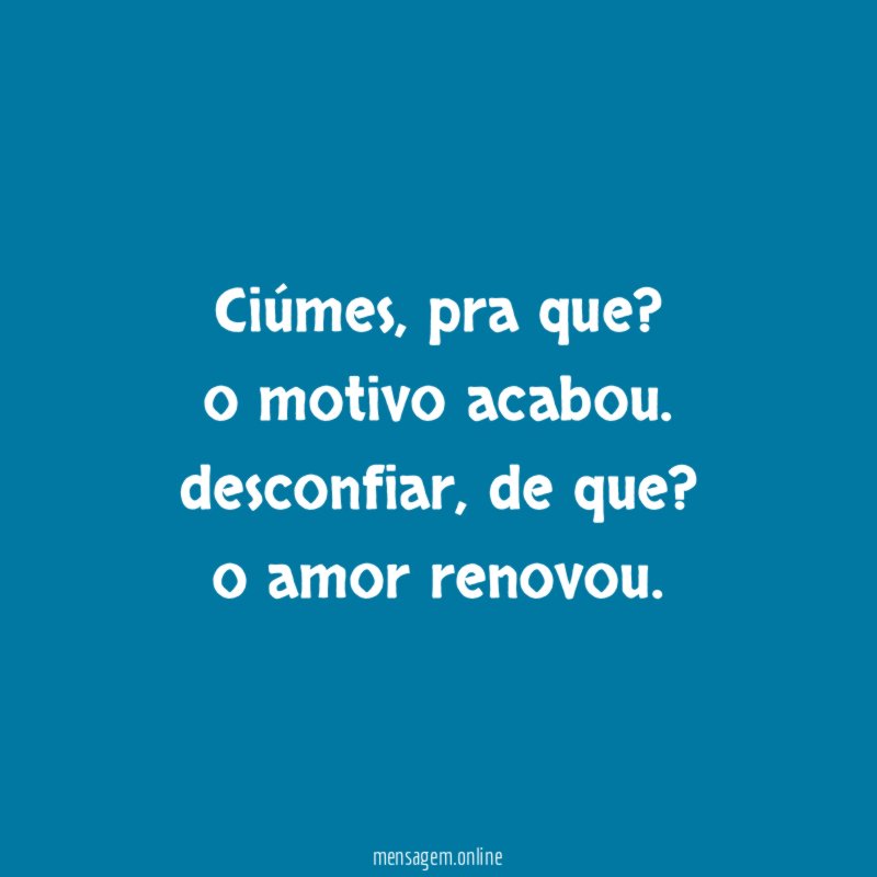 ciúmes