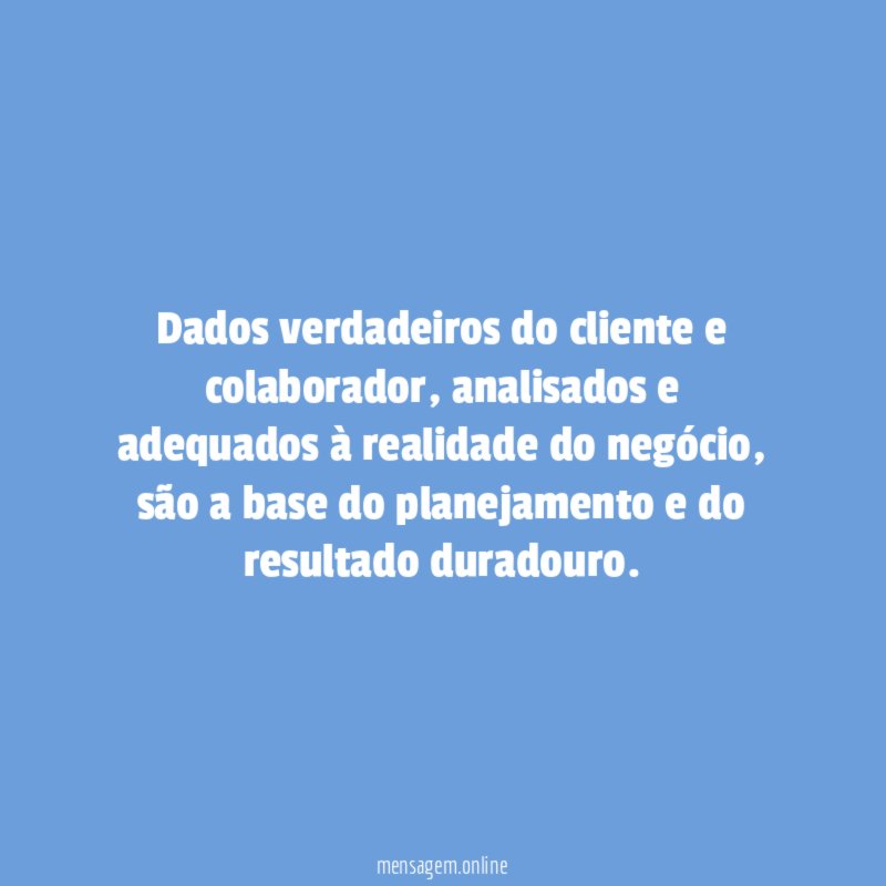 Dados verdadeiros do cliente e colaborador