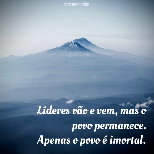 Líderes vão e vem
