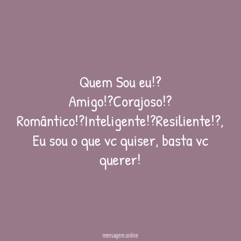 Quem Sou eu