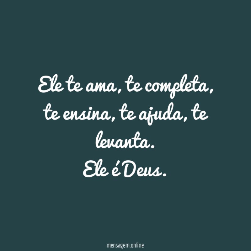 Ele te ama