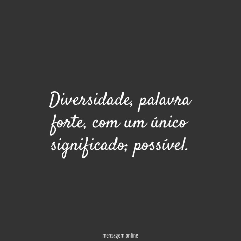 Diversidade