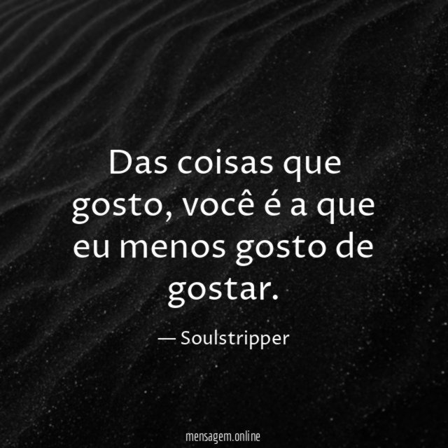 Das coisas que gosto