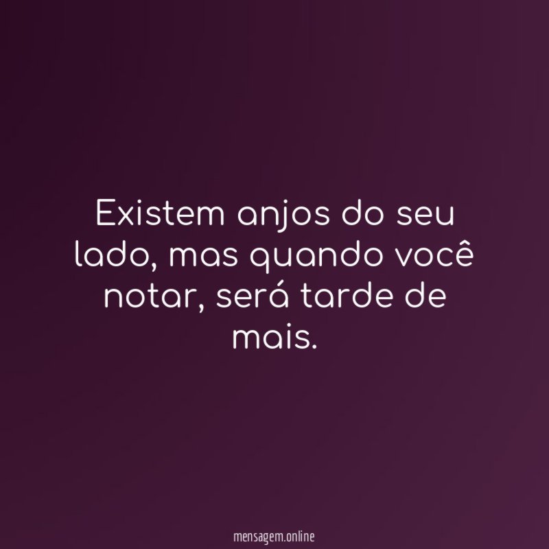 Existem anjos do seu lado