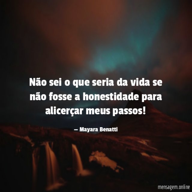 Não sei o que seria da vida se